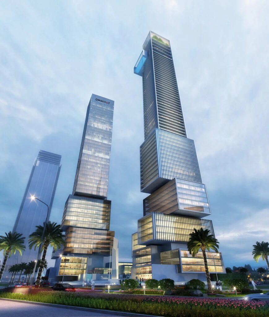 Modern high-rise tower development representing UAE real estate and investment coverage by Arabian Business.