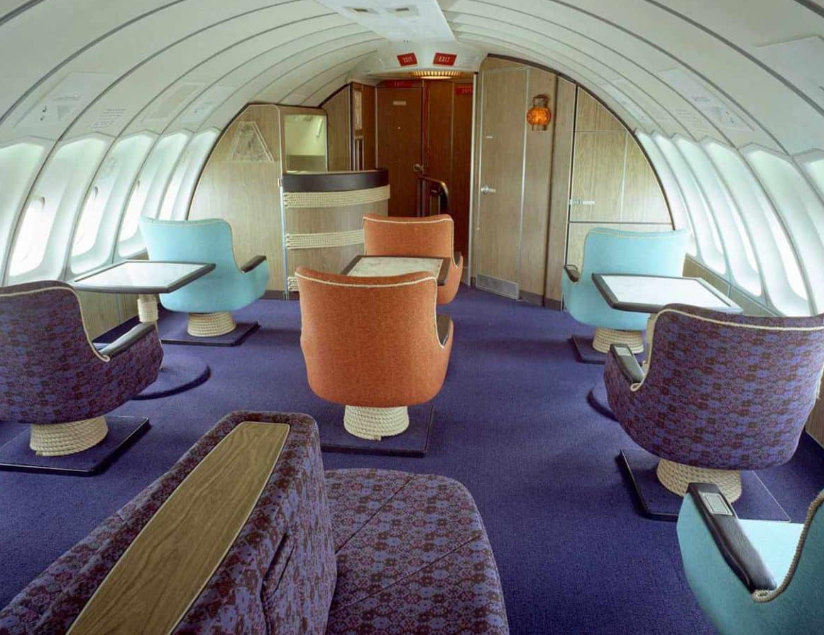 Inside private aircraft cabin highlighting aviation lifestyle and leadership content for social platforms.