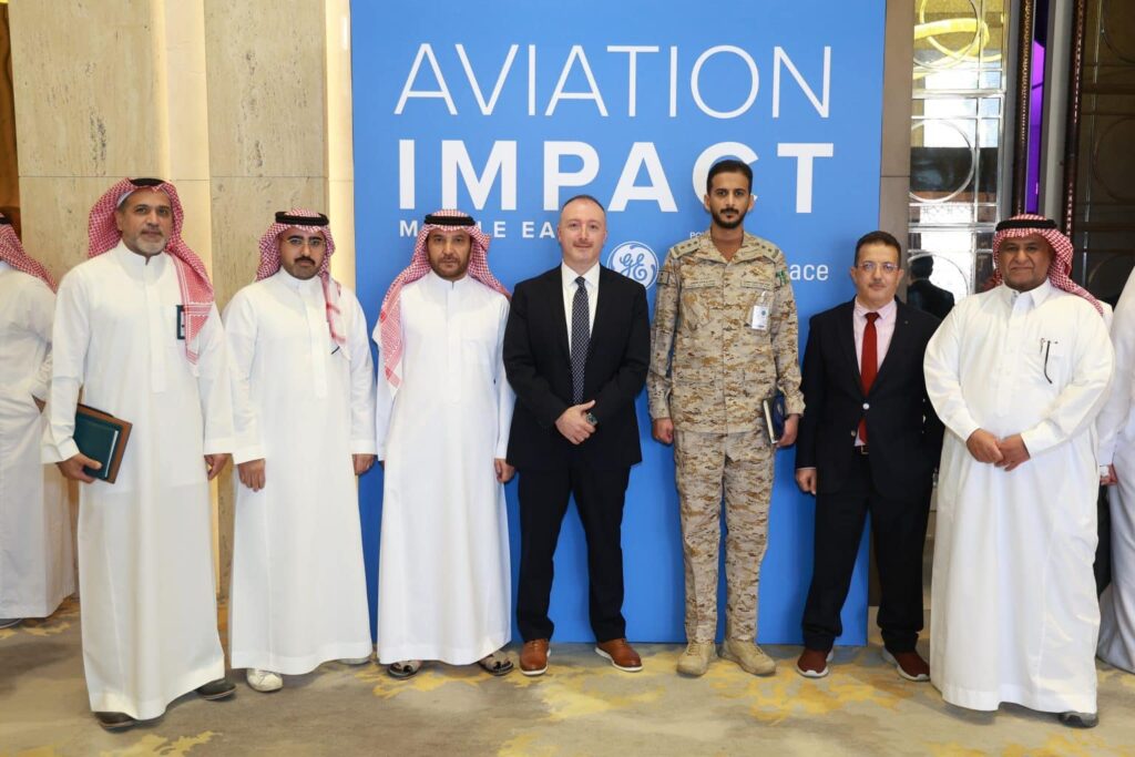 Aviation Impact awards event featuring Middle East aviation leaders and executives.